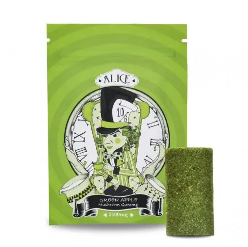 Buy Alice Mushroom Gummy – Green Apple (2500mg) In Europe Online